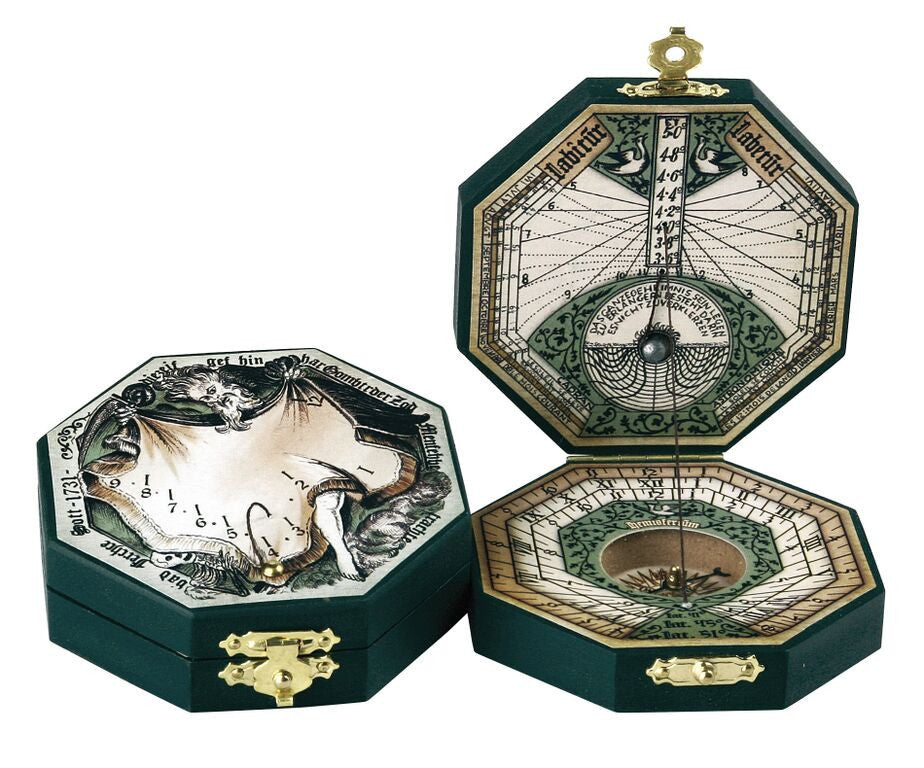 Paper Octagonal Pocket Sundial