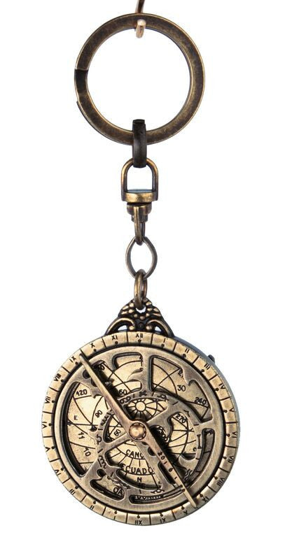 Miniature Astrolabe Key Ring
