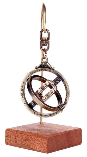 Miniature Astronomic Ring Dial and stand – Zaytoun AlJundi